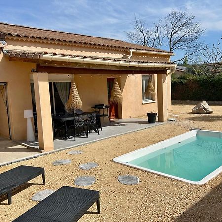 Maison Piscine & Spa Vallon Pont D'Arc Esterno foto